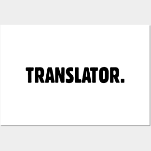 translator Posters and Art